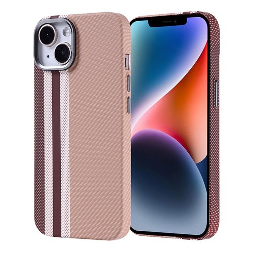 iPhone 13 Kılıf Magsafe Şarj Özellikli Karbon Fiber Görünümlü Ultra İnce Premium Next Kapak