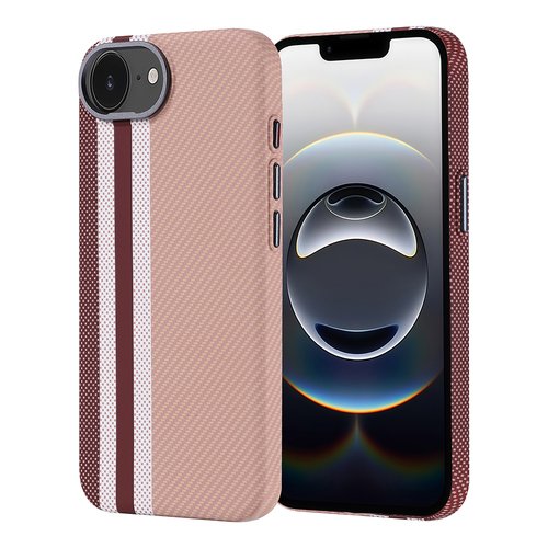 iPhone 16E Kılıf Magsafe Şarj Özellikli Karbon Fiber Görünümlü Ultra İnce Premium Next Kapak