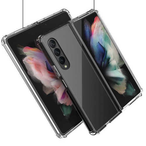 Galaxy Z Fold 4 Kılıf Köşeleri Airbag Korumalı Silikon