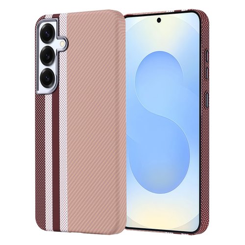 Galaxy S25 Plus Kılıf Magsafe Şarj Özellikli Karbon Fiber Görünümlü Ultra İnce Premium Next Kapak