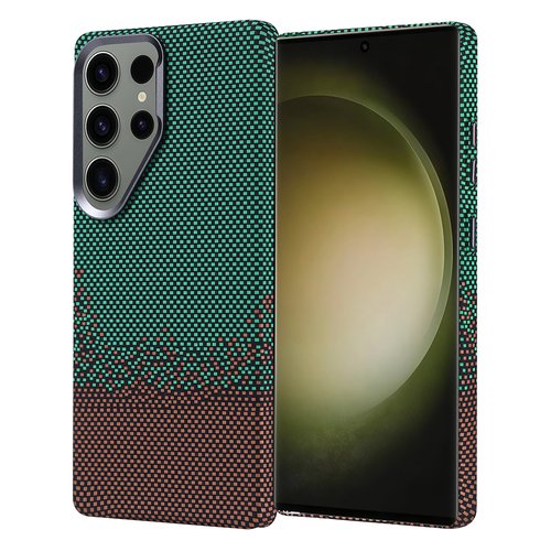 Galaxy S25 Ultra Kılıf Magsafe Şarj Özellikli Karbon Fiber Görünümlü Ultra İnce Premium Next Kapak