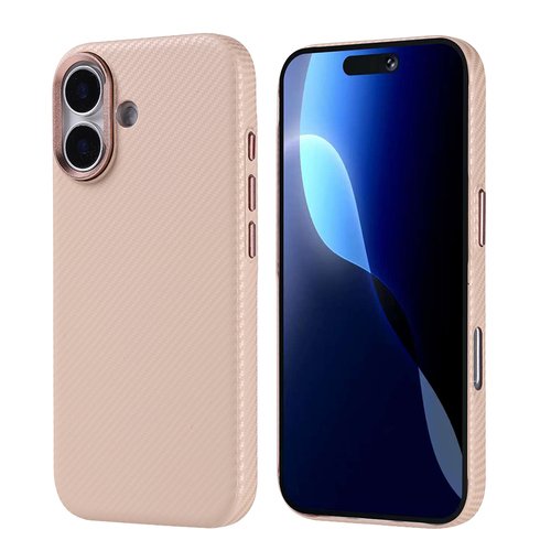 iPhone 17 Kılıf Magsafe Şarj Özellikli Karbon Fiber Görünümlü Ultra İnce Premium Next Kapak