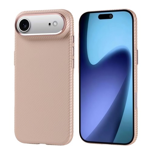 iPhone 17 Air Kılıf Magsafe Şarj Özellikli Karbon Fiber Görünümlü Ultra İnce Premium Next Kapak