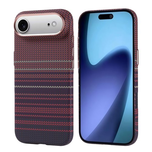 iPhone 17 Air Kılıf Magsafe Şarj Özellikli Karbon Fiber Görünümlü Ultra İnce Premium Next Kapak