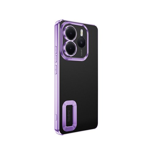 Redmi Note 14 5G Kılıf Köşeleri Renkli Şeffaf Kamera Korumalı Silikon Luxury Kapak