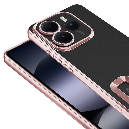 Redmi Note 14 5G Kılıf Köşeleri Renkli Şeffaf Kamera Korumalı Silikon Luxury Kapak