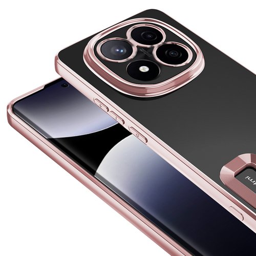 Redmi Note 14 Pro 4G Kılıf Köşeleri Renkli Şeffaf Kamera Korumalı Silikon Luxury Kapak