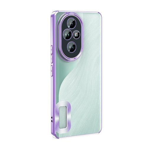 Honor 200 Kılıf Köşeleri Renkli Şeffaf Kamera Korumalı Silikon Luxury Kapak