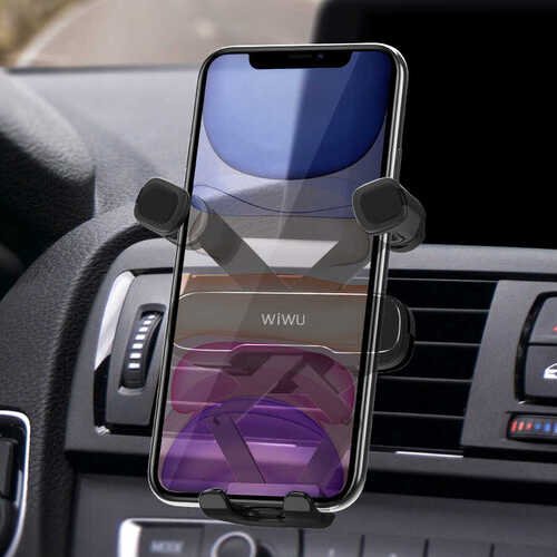 Wiwu PL300 360 Dönebilen Klipsli Araç Telefon Tutucu