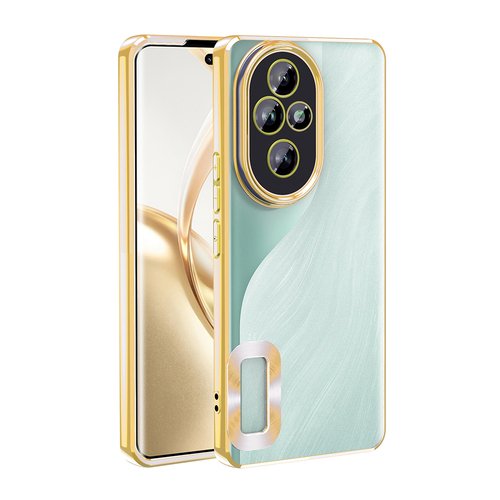 Honor 200 Pro Kılıf Köşeleri Renkli Şeffaf Kamera Korumalı Silikon Luxury Kapak