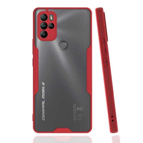 General Mobile GM 21 Pro Kılıf Kamera Korumalı Arkası Şeffaf Silikon