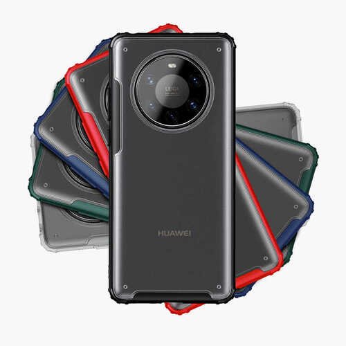 Huawei Mate 40 Pro Kılıf Kamera Çıkıntılı Airbag Tasarım Sert Silikon