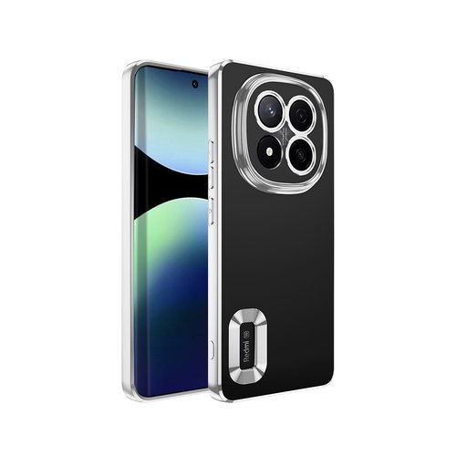 Redmi Note 14 Pro Plus Kılıf Köşeleri Renkli Şeffaf Kamera Korumalı Silikon Luxury Kapak