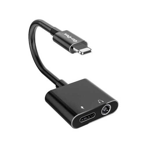 Go Des GD-UC026 2 in 1 Lightning 3.5 mm Aux Kulaklık ve Şarj Dönüştürücü Ses Adaptörü