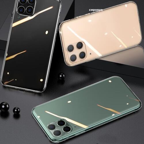 Huawei P40 Lite Kılıf 3D Kamera Korumalı İnce Sararmaz Şeffaf