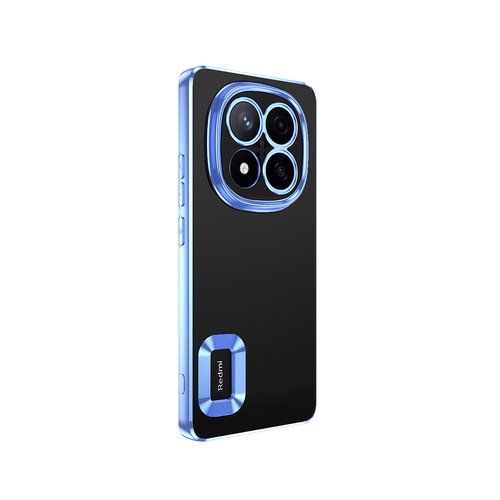 Poco X7 Kılıf Köşeleri Renkli Şeffaf Kamera Korumalı Silikon Luxury Kapak