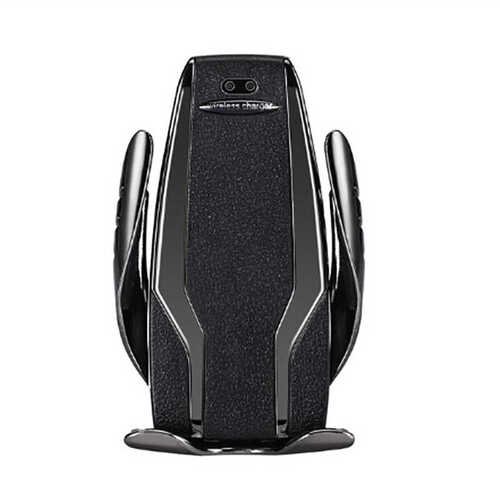 Wireless Şarj Özellikli Araç Telefon Tutucu Siyah