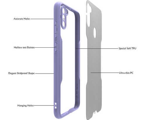 Galaxy M11/A11 Kılıf Kamera Korumalı Arkası Şeffaf Silikon