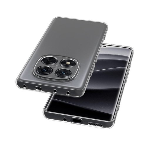 Xiaomi Redmi Note 14 Pro Plus Kılıf İnce ve Esnek Şeffaf Süper Silikon