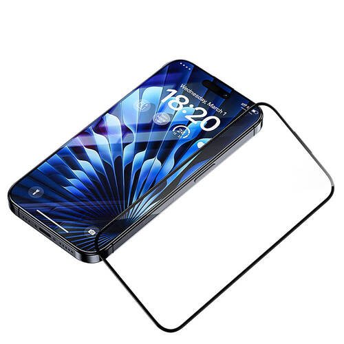 iPhone 15 Plus Uyumlu Benks Glass Warrior Sapphire Coating Ekran Koruyucu Kolay Uygulama Aparatlı