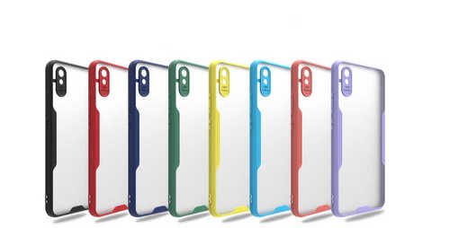 Xiaomi Redmi 9A Kılıf Kamera Korumalı Arkası Şeffaf Silikon