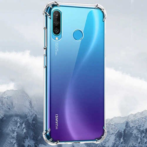 Huawei P40 Lite E Köşeleri Airbagli Antişok Ultra Koruma Kılıf