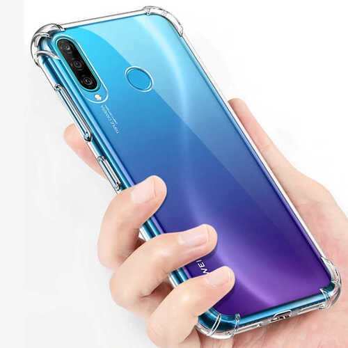 Huawei P40 Lite E Köşeleri Airbagli Antişok Ultra Koruma Kılıf