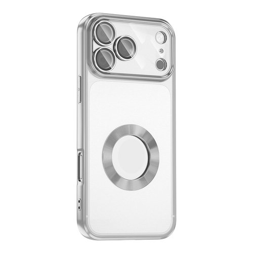 iPhone 17 Pro Kılıf Köşeleri Renkli Şeffaf Kamera Korumalı Silikon Luxury Kapak