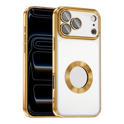 iPhone 17 Pro Max Kılıf Köşeleri Renkli Şeffaf Kamera Korumalı Silikon Luxury Kapak