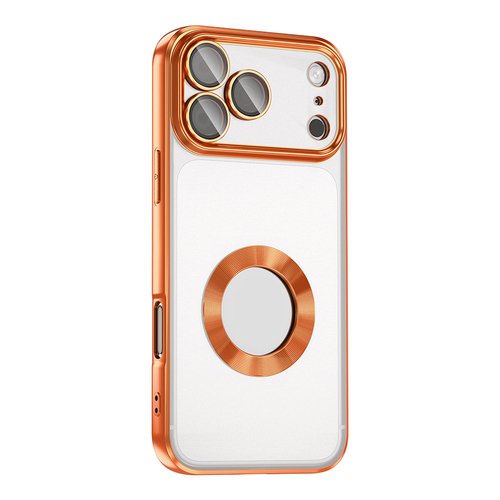 iPhone 17 Pro Max Kılıf Köşeleri Renkli Şeffaf Kamera Korumalı Silikon Luxury Kapak