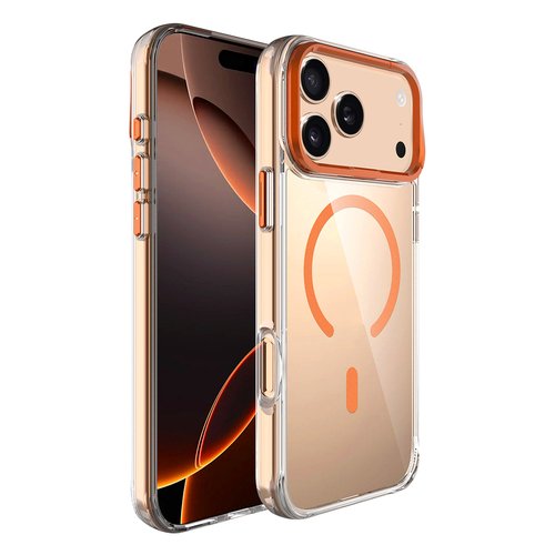 iPhone 17 Pro Kılıf Magsafe Şarj Özellikli Kamera Standlı Airbagli Leke Tutmaz Lüx Kapak