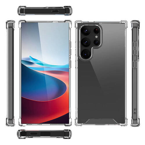 Galaxy S24 Ultra Kılıf Köşeleri Airbagli Anti Shock Silikon