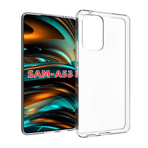 Galaxy A73 Kılıf İnce ve Esnek Şeffaf Süper Silikon