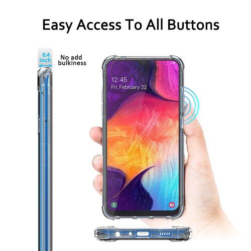 Samsung Galaxy A50 Kaliteli Darbelere Dayanıklı Şeffaf Kılıf