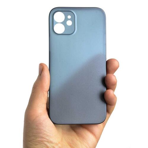 iPhone 12 Ultra İnce Lüks Kamera Çıkıntılı PP Silikon