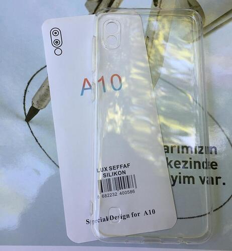 Galaxy A10 3D Maximum Kamera Korumalı İnce Esnek Şeffaf Kılıf