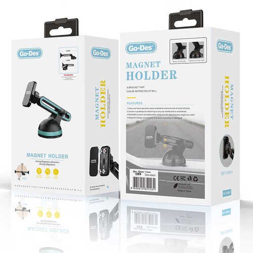 Orijinal Go Des Teleskopik Tasarım Manyetik Araç Telefon Tutucu