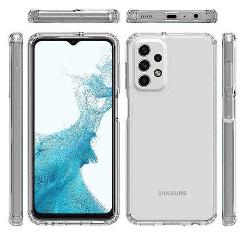 Galaxy A23 Kılıf Köşeleri Airbagli Kamera Korumalı Silikon