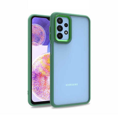 Galaxy M23 Kılıf Kamera Korumalı Mat Renkli Silikon