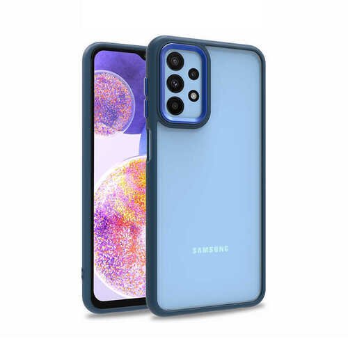 Galaxy M23 Kılıf Kamera Korumalı Mat Renkli Silikon