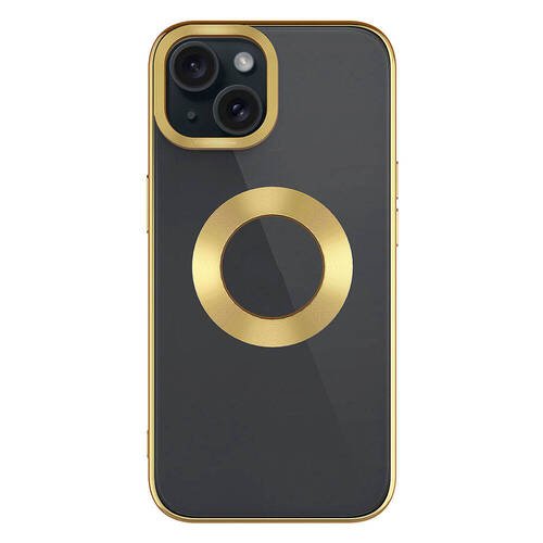 iPhone 15 Plus Kılıf Köşeleri Renkli Şeffaf Kamera Korumalı Silikon Luxury Kapak