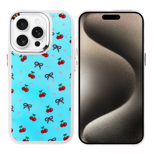 iPhone 15 Pro Kılıf Airbag Tasarımlı Renkli Desenli Kapak Kılıf