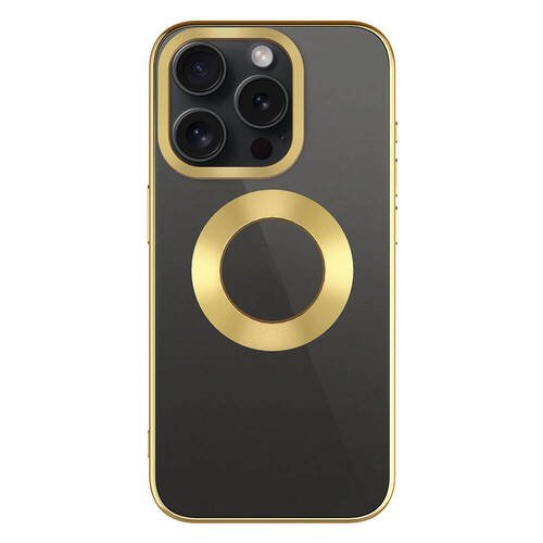 iPhone 15 Pro Kılıf Köşeleri Renkli Şeffaf Kamera Korumalı Silikon Luxury Kapak