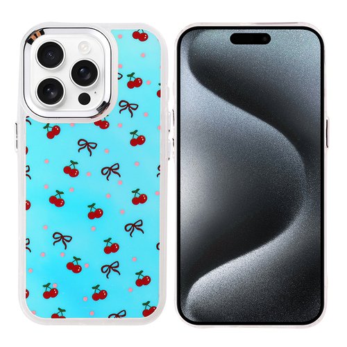 iPhone 15 Pro Max Kılıf Airbag Tasarımlı Renkli Desenli Kapak Kılıf
