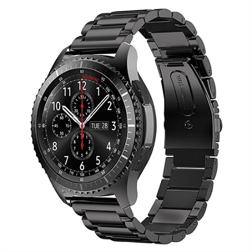 Huawei Watch GT 3 46mm KRD-04 Metal Katlamalı Yandan Klips Kordon