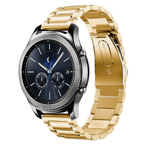 Huawei Watch GT 3 46mm KRD-04 Metal Katlamalı Yandan Klips Kordon