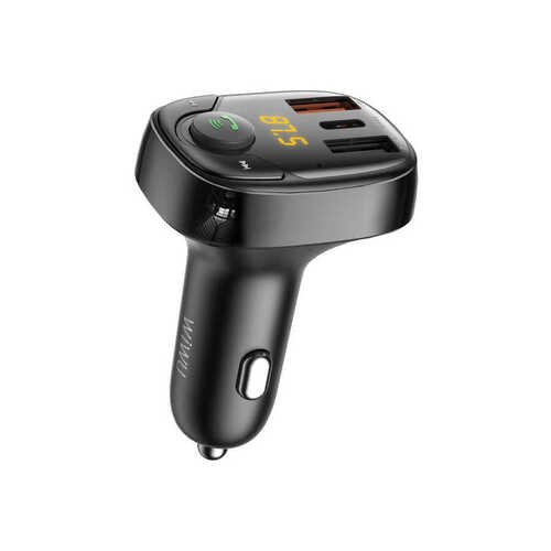 Wiwu PC600 36W Hızlı Şarj Destekli Dijital Göstergeli Bluetooth FM Transmitter