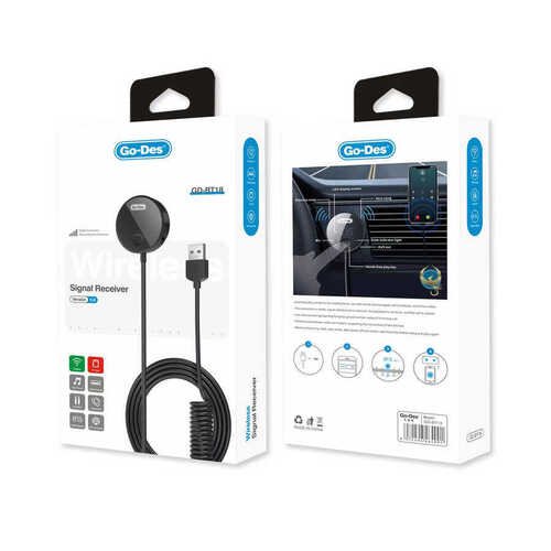 Go Des GD-BT18 Çok Fonksiyonlu FM Kablosuz Verici Wireless Transmitter Signal Reciever v5.0