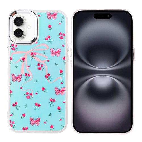 iPhone 16 Plus Kılıf Airbag Tasarımlı Renkli Desenli Kapak Kılıf