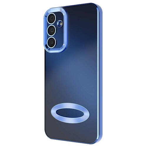 Galaxy A15 Kılıf Köşeleri Renkli Şeffaf Kamera Korumalı Silikon Luxury Kapak